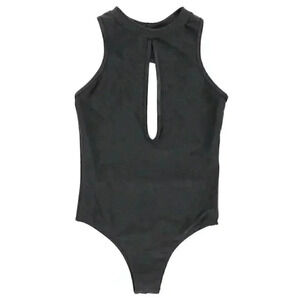 Black One Piece Bathing Suit Size Small Cut Out Sumer‎ Swimsuit Keyhole Bodysuit